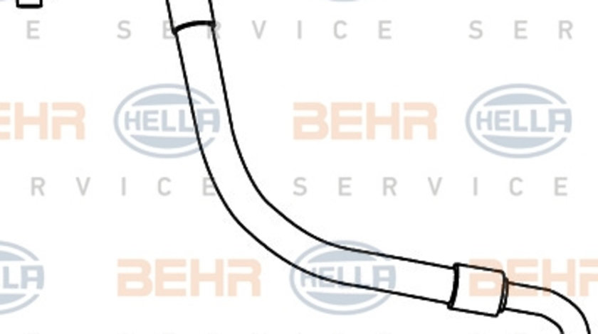 Conducta presiune variabila,aer conditionat (9GS351337461 HELLA) FORD,FORD AUSTRALIA