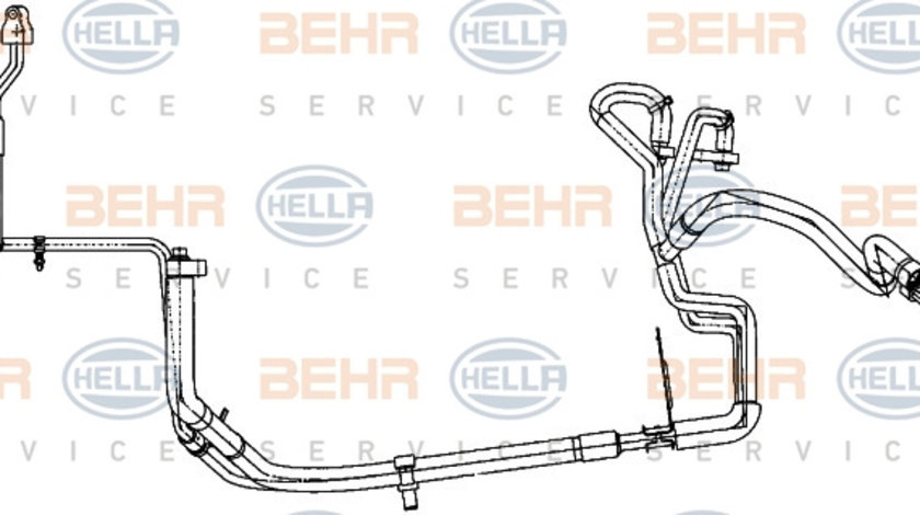 Conducta presiune variabila,aer conditionat (9GS351338361 HELLA) FORD,FORD AUSTRALIA