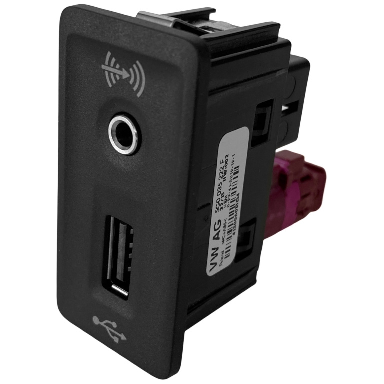 Conector Auxiliar Usb / Jack Oe Seat Leon 5F1 2012→ 5G0035222F