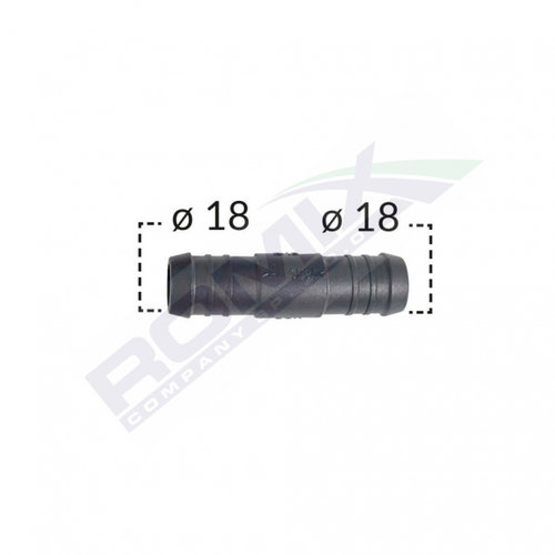 Conector Liniar Furtun Conducta Diametru 18 Mm Set 5 Buc Romix C60416-RMX