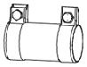 Conector teava, sistem de esapament SEAT CORDOBA (6K2) (1999 - 2002) DINEX 74130 piesa NOUA