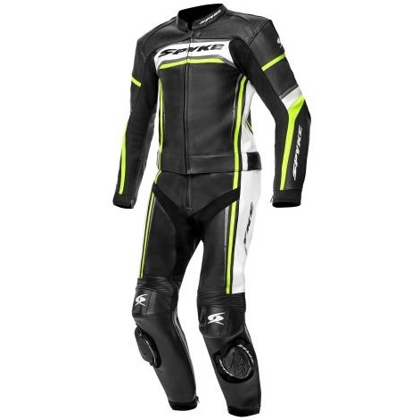 Costum Moto Spyke Imola Sport Negru / Alb / Galben Marimea 54 110262/10107/54