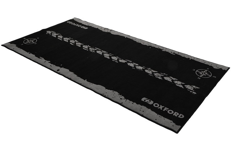 Covor Moto Oxford Workshop Mat Adventure L 200 x 100cm Negru OX916