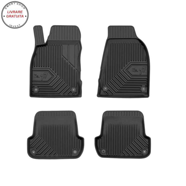 Covorase auto tip tavita Audi A4 B6 fabricatie 11.2001 - 10.2004, caroserie sedan #1- livrare gratuita