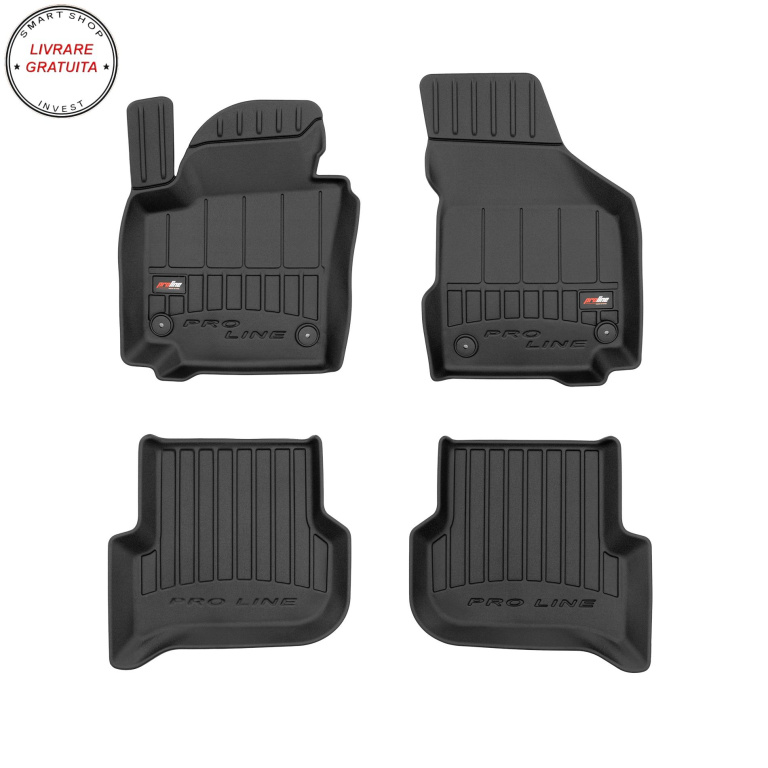 Covorase auto tip tavita Volkswagen Golf Plus fabricatie 2005 - 2014, caroserie minivan, cu organizator, si pentru modelele Trendline, United #1- livrare gratuita