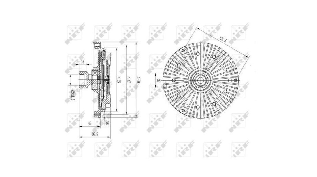 Cupla, ventilator radiator BMW 3 Touring (E46) 1999-2005 #2 058440N