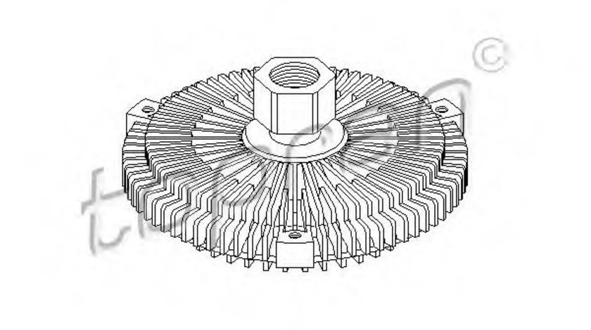 Cupla, ventilator radiator BMW X5 (E53) (2000 - 2006) TOPRAN 500 864 piesa NOUA