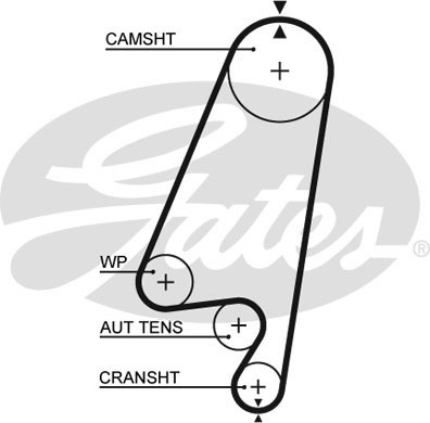 Curea de distributie (5367XS GAT) CHEVROLET,OPEL,VAUXHALL