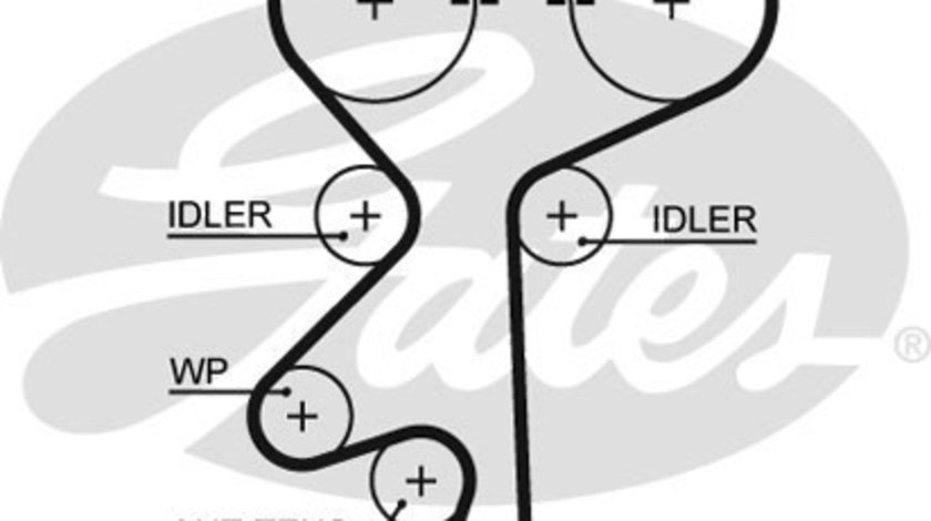 Curea de distributie (5369XS GAT) CHEVROLET,OPEL,VAUXHALL