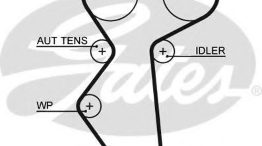 Curea de distributie CHEVROLET LACETTI (J200) (2003 - 2016) GATES 5419XS piesa NOUA
