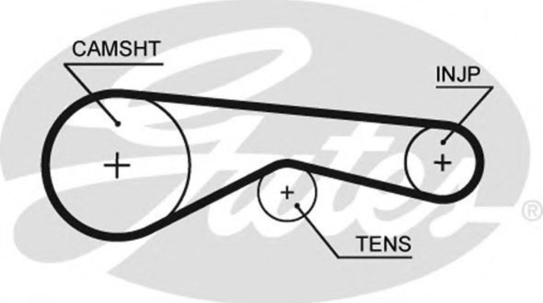Curea de distributie CITROEN C6 (TD) (2005 - 2016) GATES 5625XS piesa NOUA