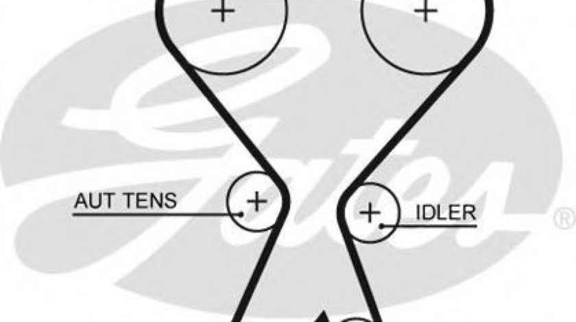 Curea de distributie KIA SORENTO I (JC) (2002 - 2009) GATES T313 piesa NOUA