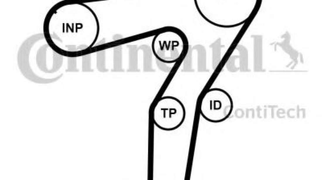 Curea de distributie OPEL INSIGNIA (2008 - 2016) CONTITECH CT1183 piesa NOUA