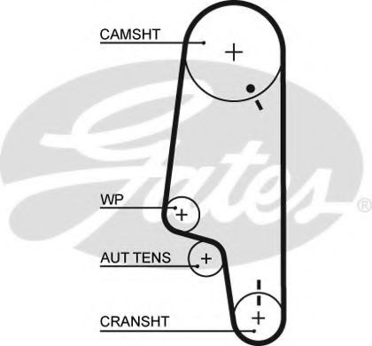 Curea de distributie SEAT IBIZA III (6K1) (1999 - 2002) GATES 5428XS piesa NOUA