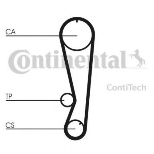 Curea de distributie TOYOTA COROLLA Wagon (E11) (1997 - 2001) CONTITECH CT827 piesa NOUA