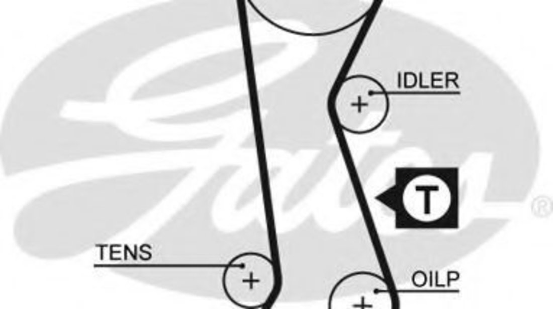 Curea de distributie TOYOTA COROLLA Wagon (E11) (1997 - 2001) GATES 5358XS piesa NOUA