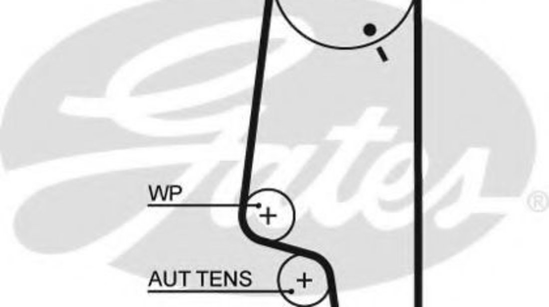 Curea de distributie VW CADDY II Caroserie (9K9A) (1995 - 2004) GATES 5428XS piesa NOUA