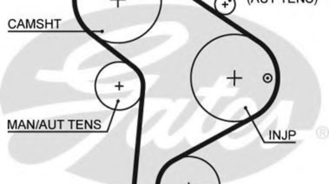 Curea de distributie VW CADDY II Caroserie (9K9A) (1995 - 2004) GATES 5223XS piesa NOUA