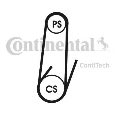 Curea transmisie cu caneluri FIAT ALBEA (172) (2007 - 2016) CONTITECH 4PK1022 ELAST piesa NOUA