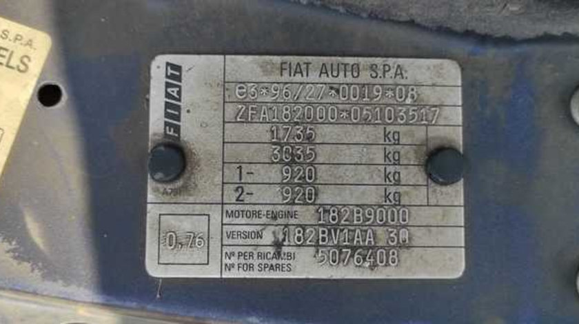 Cutie Viteze Manuala 5 Trepte 1.9 JTD Multijet 182B9000 Fiat Marea 1996 - 2002