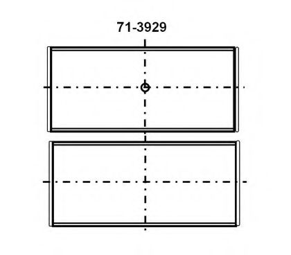 Cuzineti biela AUDI A3 (8L1) (1996 - 2003) GLYCO 71-3929/4 STD piesa NOUA