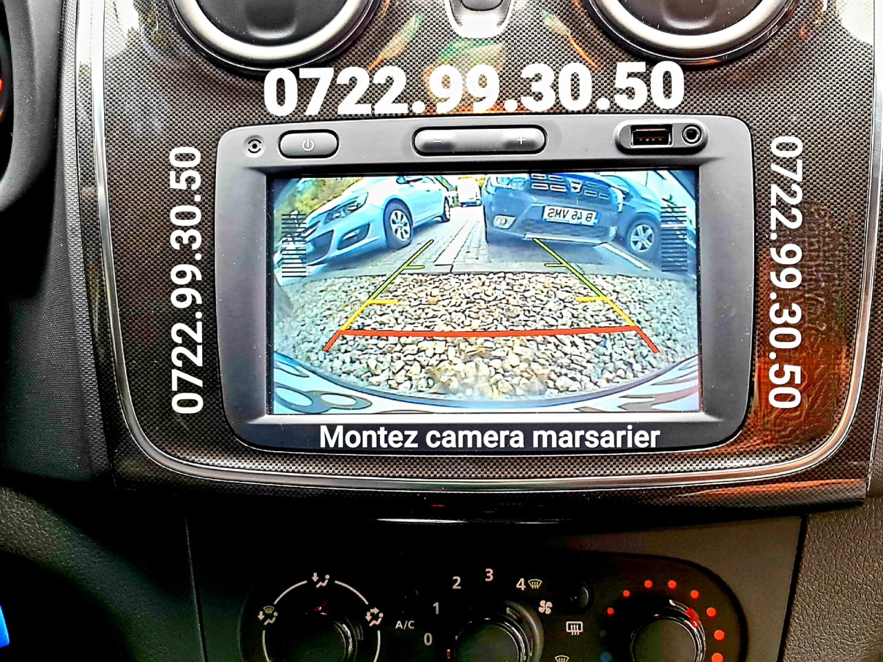 Dacia Camera Auto Marsarier Reverse Video DUSTER LOGAN SANDERO LODGY DACIA  #70007834