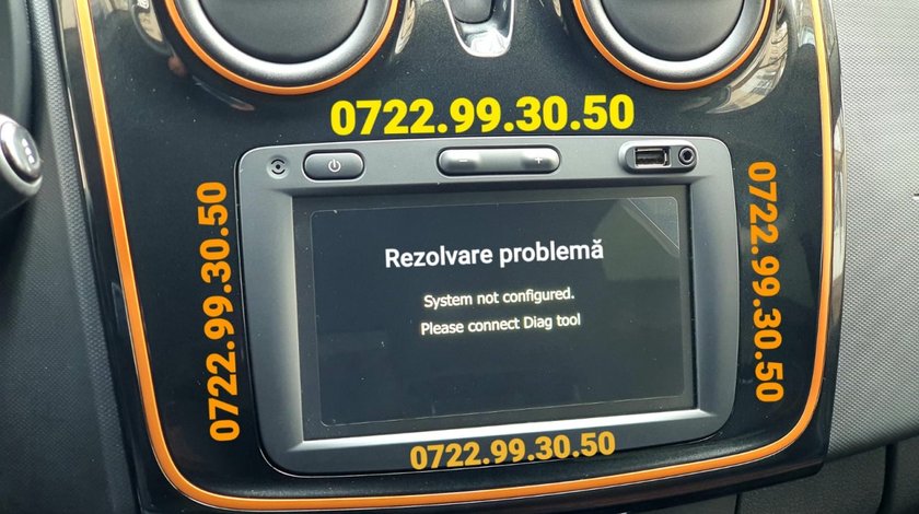 DACIA - CONNECT DIAG TOOL & SYSTEM NOT CONFIGURED DACIA MEDIA NAV Rezolvare problema software DACIA