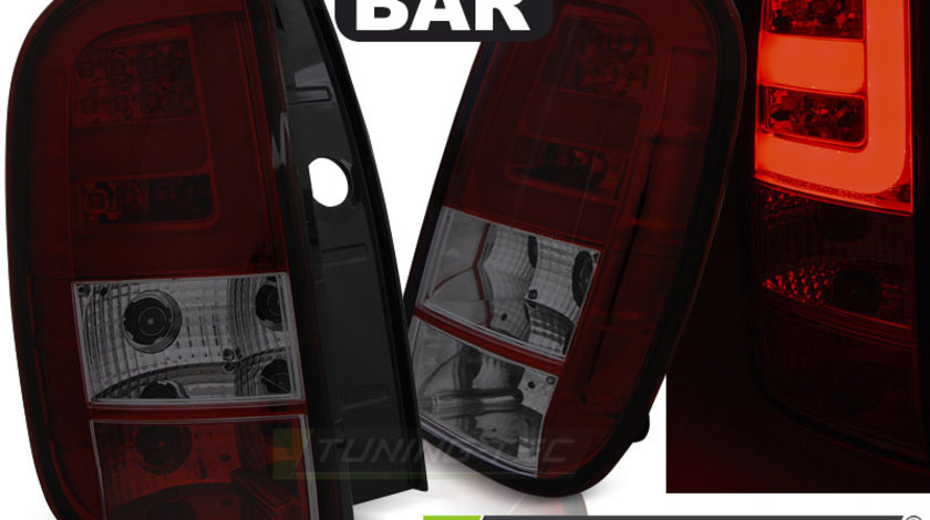 DACIA DUSTER 04.10- LED BAR ROSU SMOKE