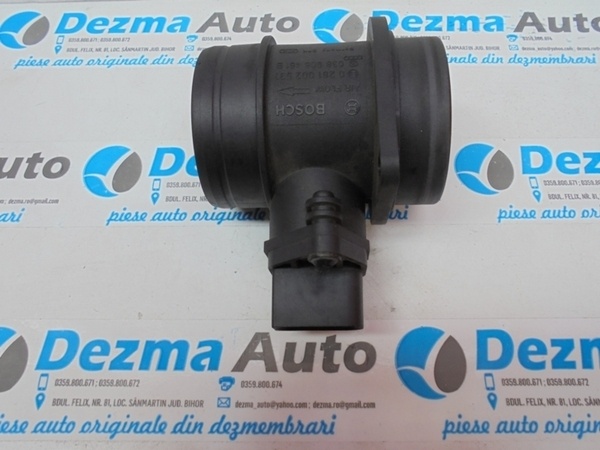 Debitmetru aer 038906461B, 0281002531, Seat Leon (1P1) 1.9 tdi (id:128524)