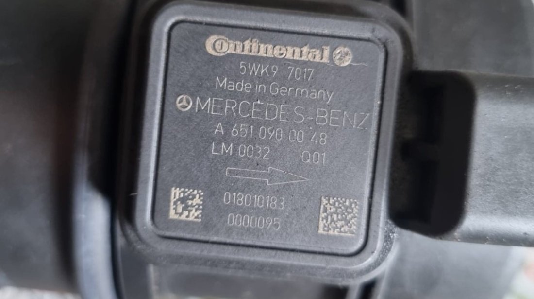 Debitmetru aer Mercedes-Benz E-Class Coupe (C207) 220 CDI 2.2 170cp cod piesa : A6510900048