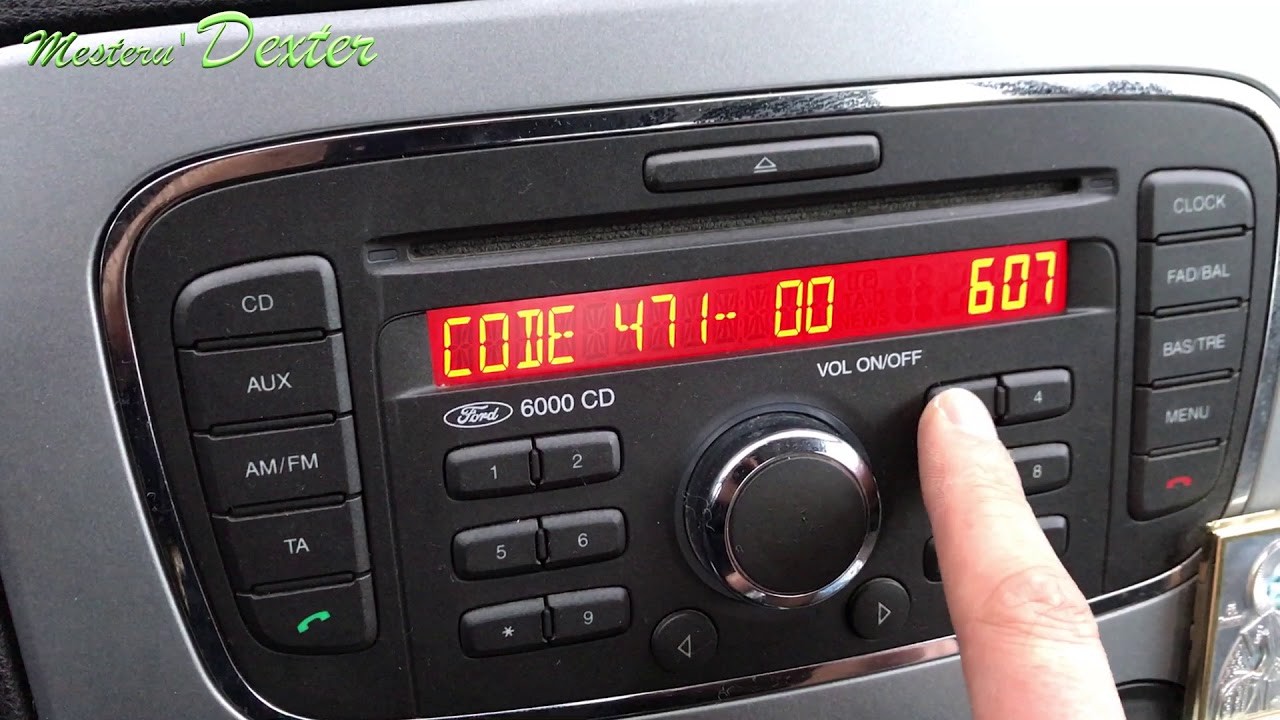 Decodare COD PIN radio casetofon FORD Focus Mondeo Fiesta Galaxy C max etc  #58694208