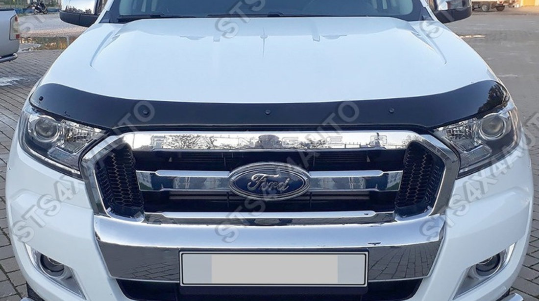 DEFLECTOR CAPOTA FORD RANGER T7 T8 2015-2022 SI RAPTOR 2019-2022 BK [V3] [AU STYLE]