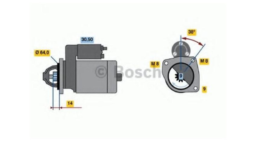 Demaror Fiat 500 (312) 2007-2016 #3 0986021590