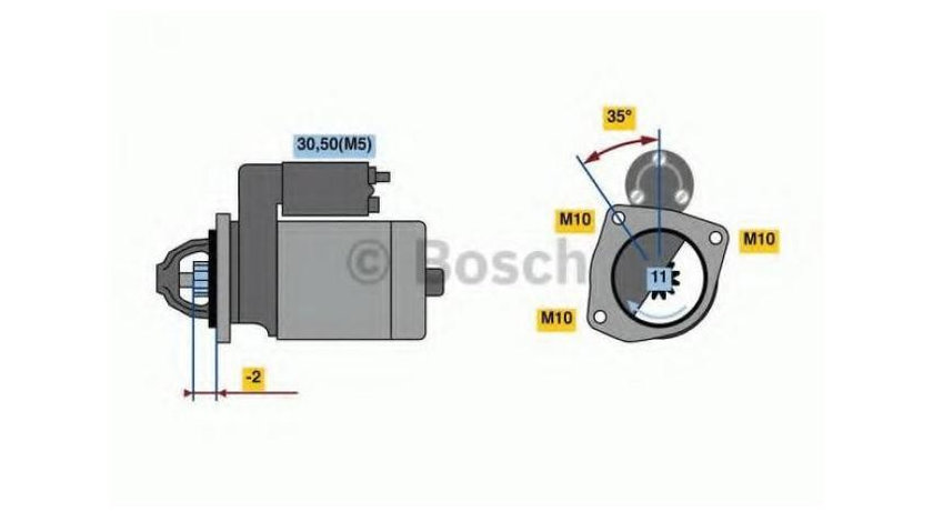 Demaror Peugeot 508 SW 2010-2016 #2 0986023850