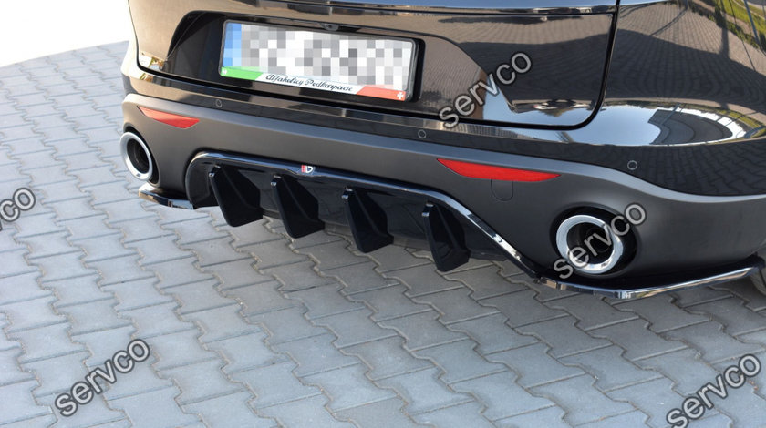 Difuzor bara spate Alfa Romeo Stelvio 2016- v2 - Maxton Design