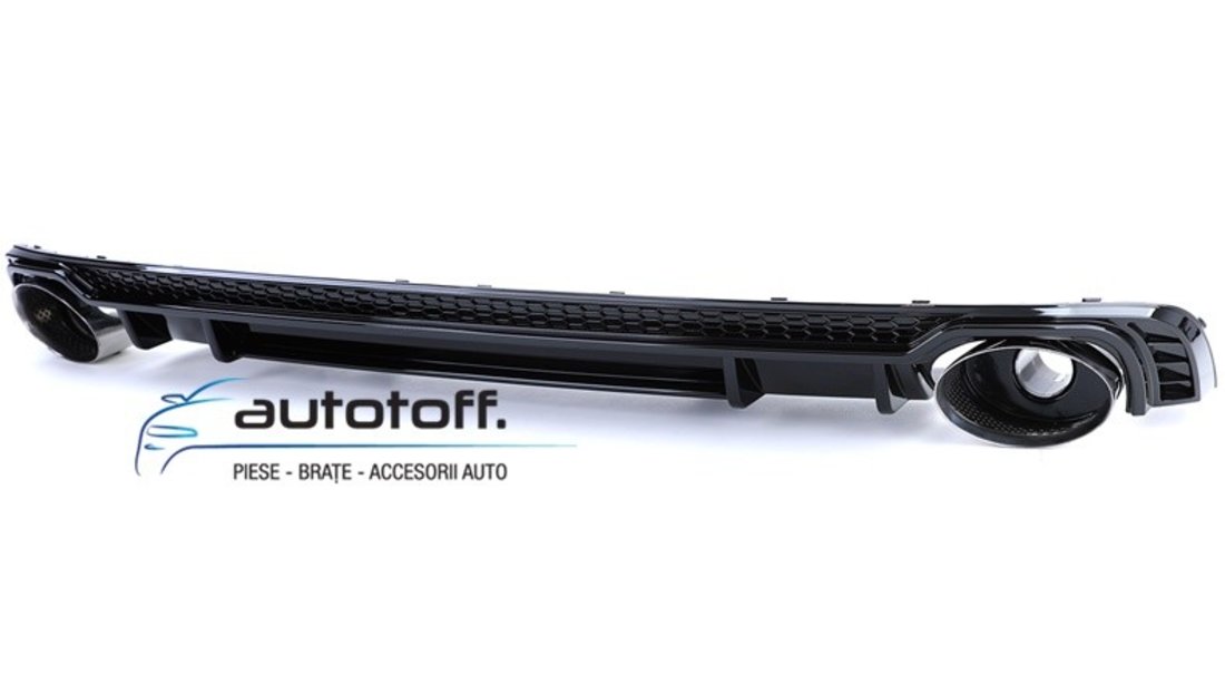 Difuzor bara spate Audi A4 B9 8W (15-19) Black Design