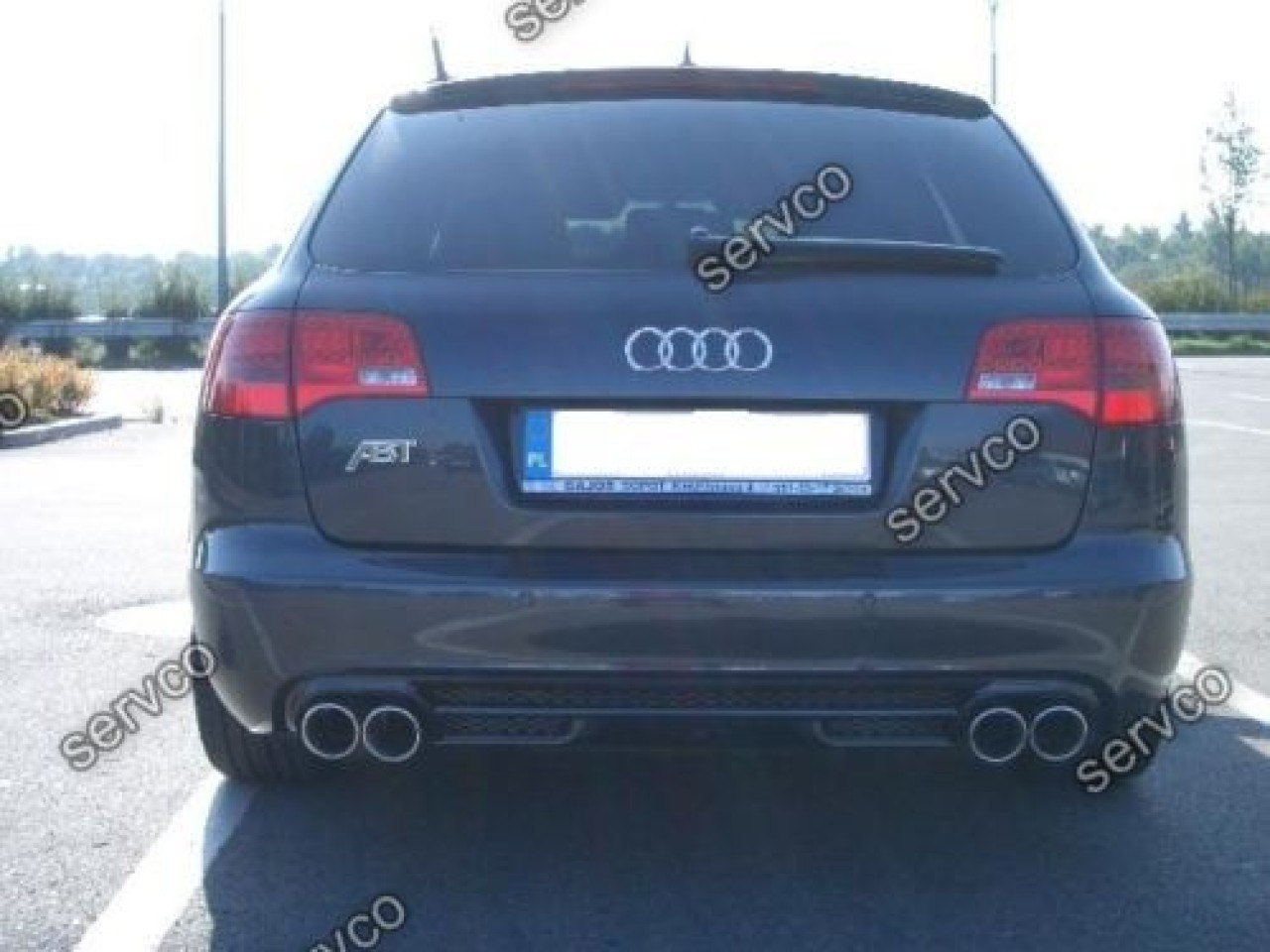 Difuzor bara spate Audi A6 C6 4F ABT Avant 2004-2008 v1