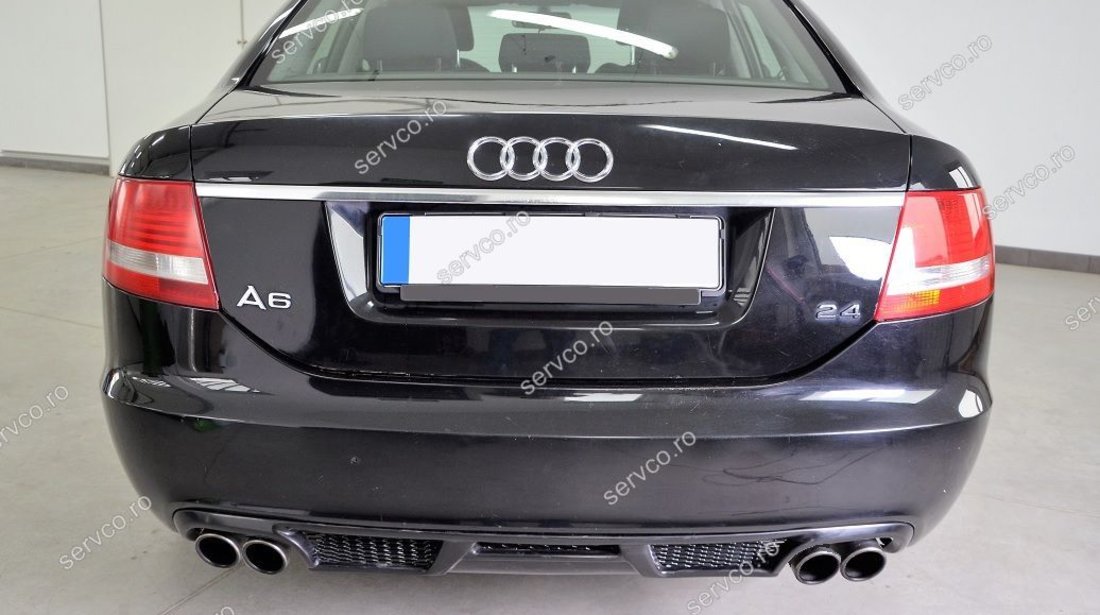 Difuzor bara spate Audi A6 C6 4F ABT Sedan 2004-2008 v2 #53902134
