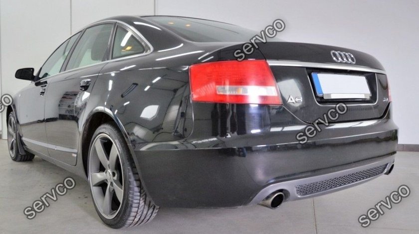 Difuzor bara spate Audi A6 C6 Sline Sedan Limuzina 2004-2008 v3