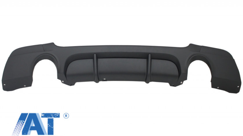 Difuzor Bara Spate Cu Evacuare Dubla compatibil cu BMW 3 Series E92 E93 (2006-2013) M Design