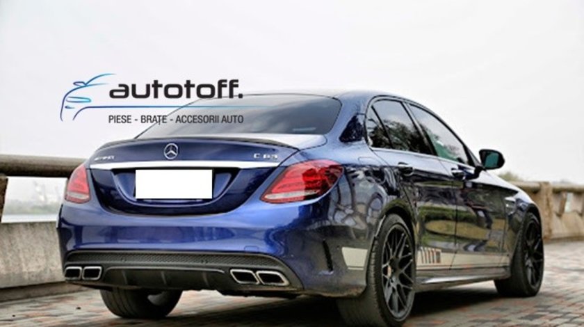 Difuzor bara spate Mercedes W205 C-Class (14-18) AMG Look