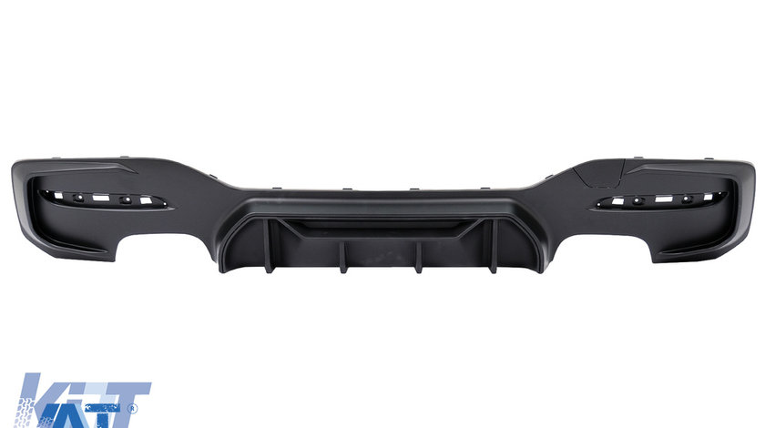 Difuzor Bara Spate pentru Evacuare Dubla compatibil cu BMW Seria 1 F20 F21 LCI (2015-06.2019) Negru Mat