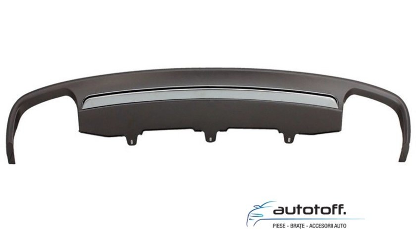 Difuzor bara spate si ornamente evacuare Audi A6 4G C7 (2011-2014) S6 Design