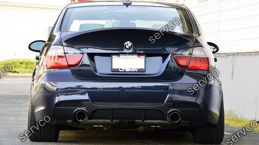 Difuzor evacuare spoiler bara spate BMW E90 E91 pachet M Aero 335 xi ver2