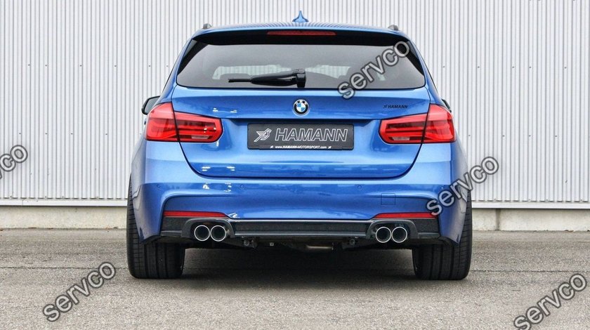 Difuzor evacuare spoiler bara spate M Pachet BMW F30 F31 Aero Performance Hamann