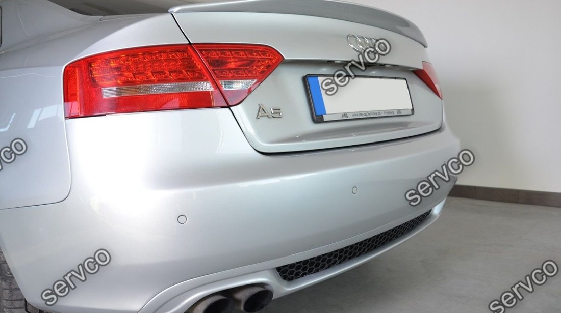 Difuzor lip Sline buza prelungire spoiler bara spate audi A5 8T Coupe S5 Rs5 2007-2011 v3