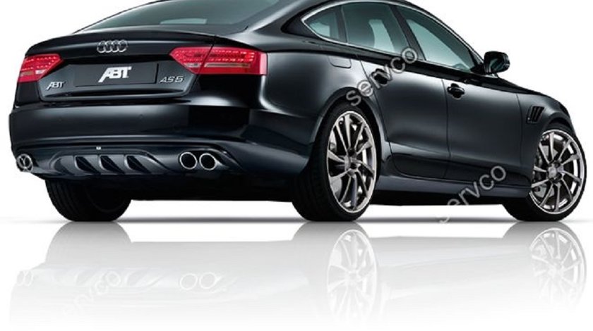 Difuzor prelungire fusta bara spate Audi A5 Sportback ABT 2009-2012 v2