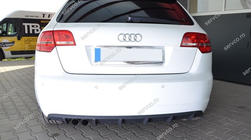 Difuzor spoiler difuzor bara spate Audi A3 8P Sportback Facelift Rs3 S3 S-line ver3