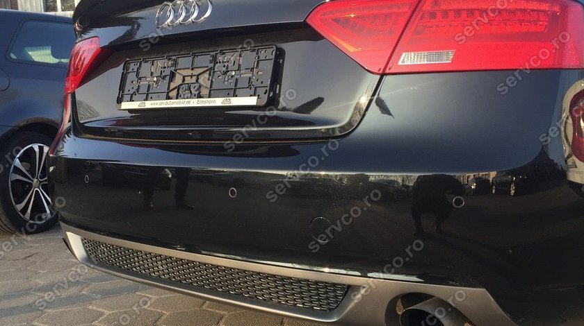 Difuzor spoiler prelungire bara spate Audi A5 Sportback Facelit