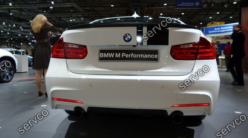 Difuzor tuning prelungire spoiler bara spate M Pachet BMW F30 F31 F35 Aerodynamic 2011-2015 v4